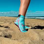 Flamingo Beach Volleyball and Sand Soccer Sand Socks With Kevlar Sole
